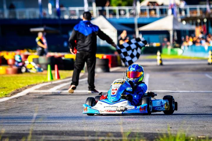 Carlinhos Renaux conquista Top 4 na terceira etapa da Copa SP Light de Kart em Interlagos