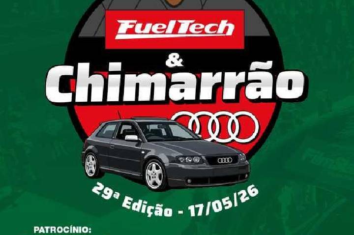 Com atrações para toda a família, 29º FuelTech & Chimarrão reunirá dezenas de carros da Audi neste domingo (17/5) em Porto Alegre