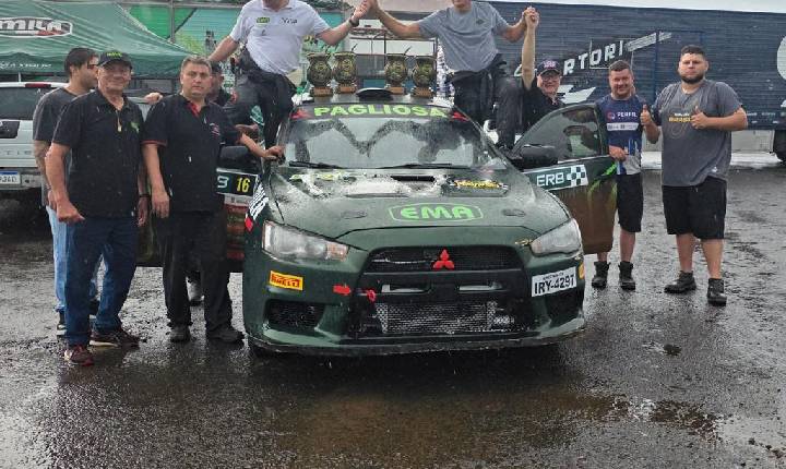 Dupla de Erechim vai ao pódio no maior rally de velocidade do Brasil