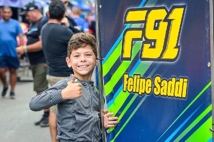 Felipe Saddi termina a 3ª etapa como vice na Rookie e segue líder na Copa São Paulo Light de Kart