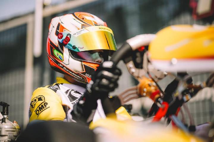 João Paulo Bonadiman abriu o Troféu Academia FIA Karting com três top 5 e 7º lugar na etapa na Bélgica