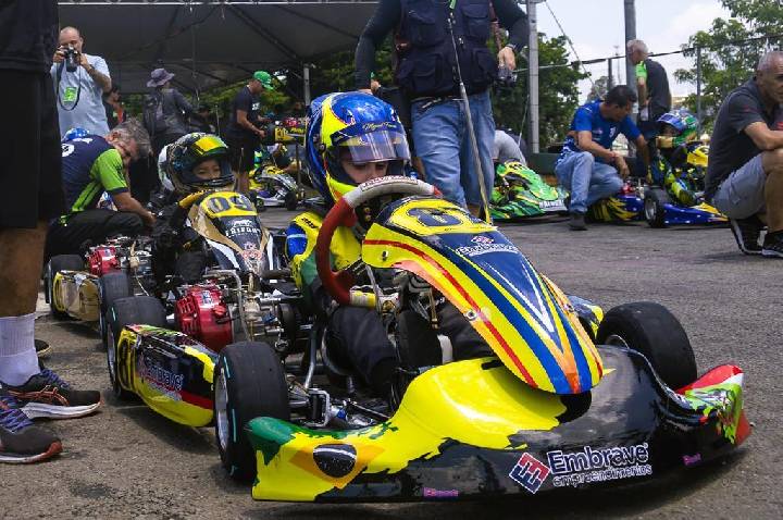 Miguel Faccio defende liderança da Mirim na Copa São Paulo Light em Interlagos