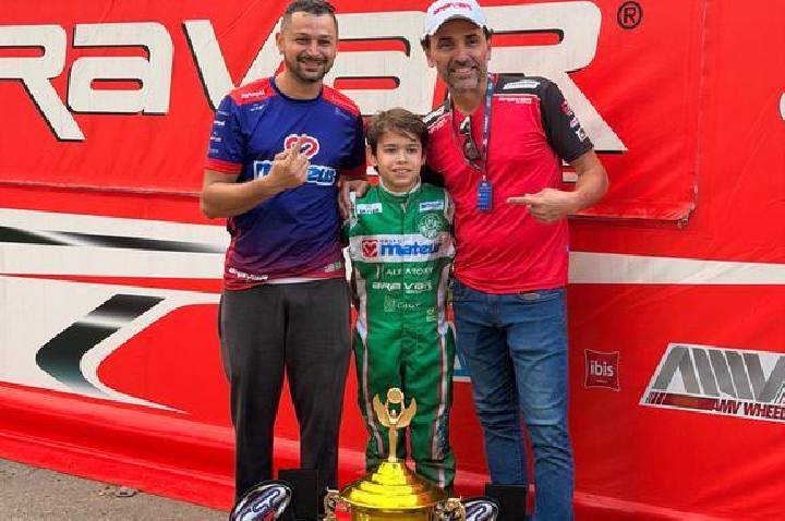 Murilo Dominguez venceu cinco corridas e dominou a 5ª etapa da Copa São Paulo Light de Kart na Cadete e na Mini