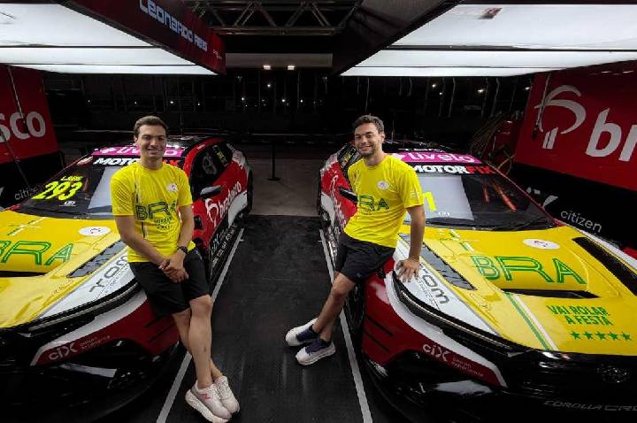 Na estreia da Bradesco Stock Car, banco une automobilismo e futebol em ação de crossover