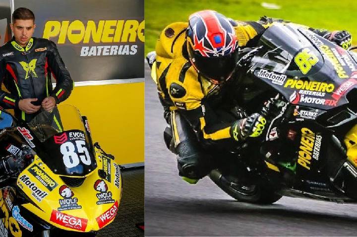 Piloto Gustavo Gão morre após sofrer acidente em campeonato de moto em Santa Catarina