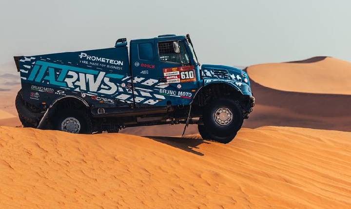 Pneus Prometeon nos caminhões vencedores do Rally Dakar 2026