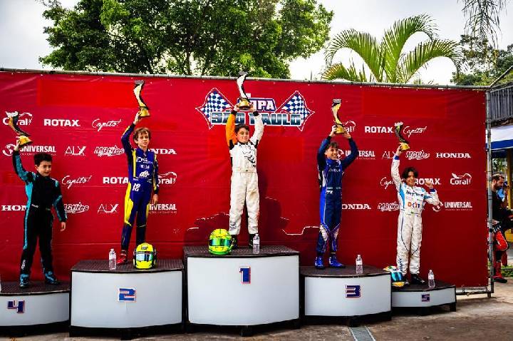 Rafael Guimarães vence corrida de recuperação e conquista pódio em estreia na Copa São Paulo KGV