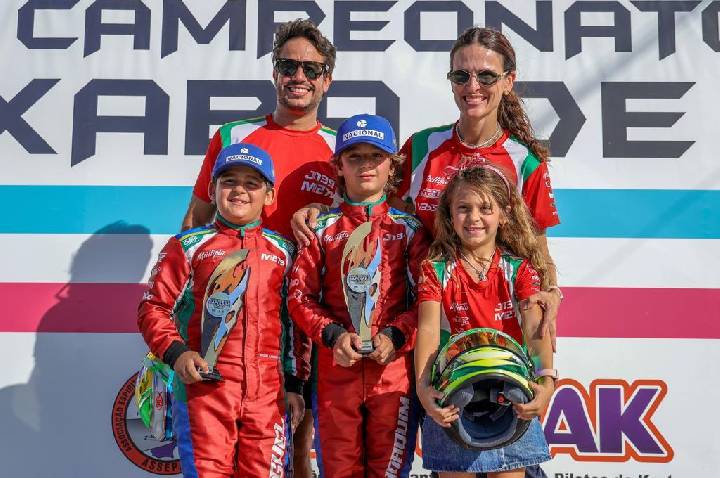 Resilientes na pista, irmãos Emerick superam problemas e vão ao pódio do Capixaba de Kart