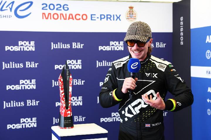 Ticktum repete pole position, enquanto Drugovich vai largar da quinta posição no E-Prix de Mônaco, neste domingo