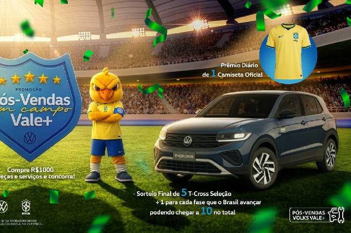 VW lança promoção de Pós-Vendas com sorteio de até 10 T-Cross Seleção