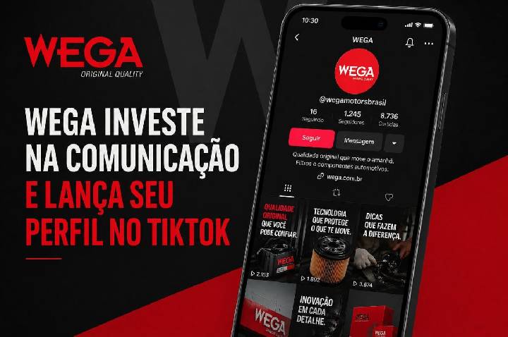Wega Motors chega ao TikTok para desmistificar o universo automotivo de forma leve e divertida