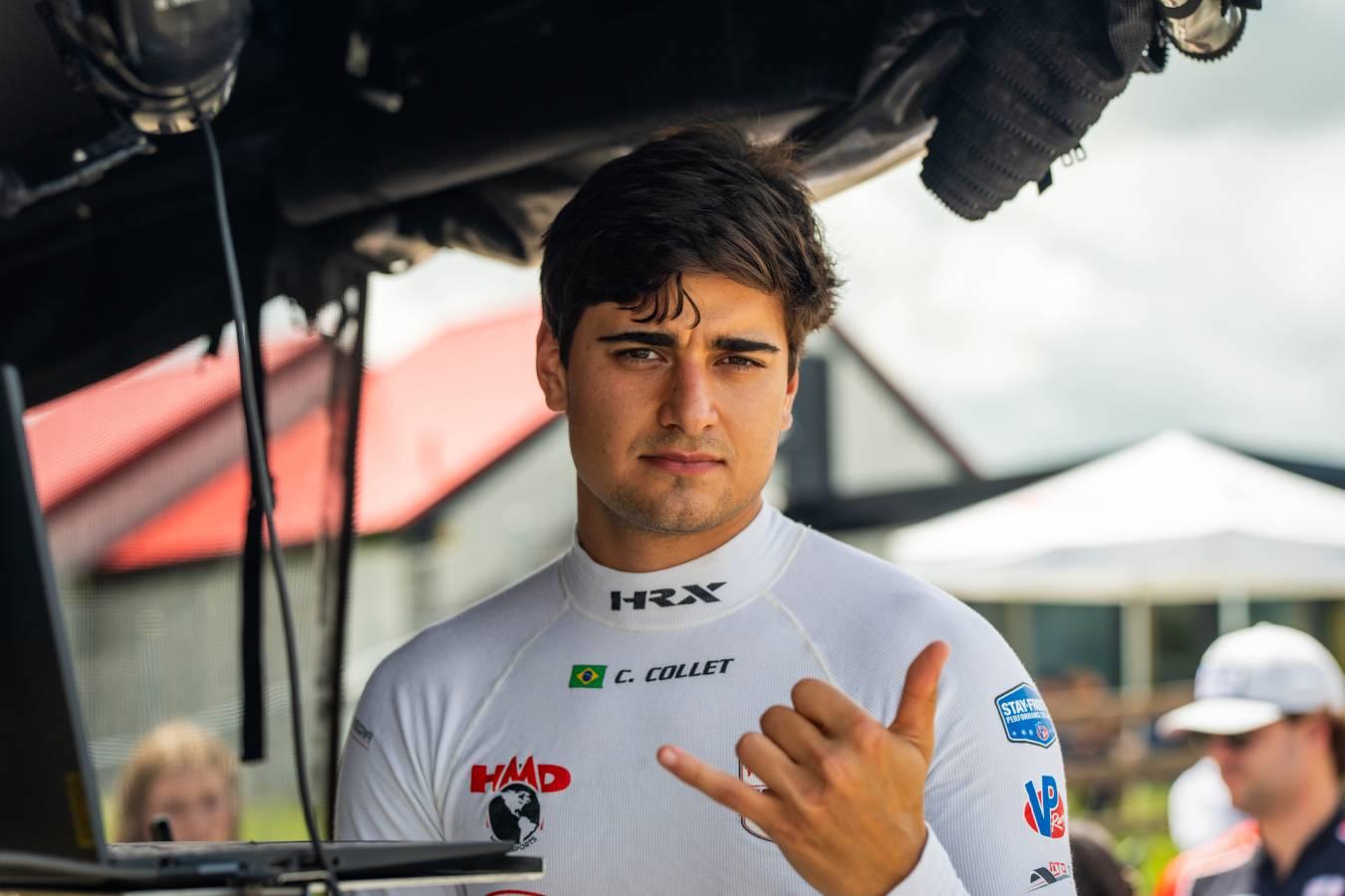 Caio Collet busca transformar velocidade em bom resultado no oval de Milwaukee