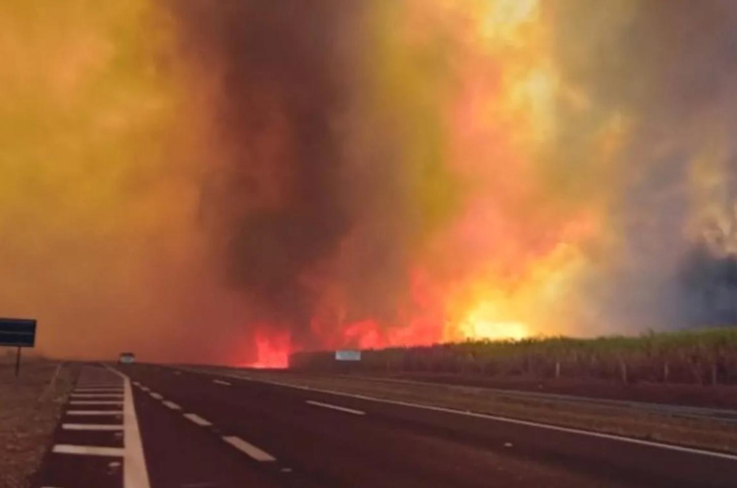 O cuidado nas estradas que sofrem com queimadas