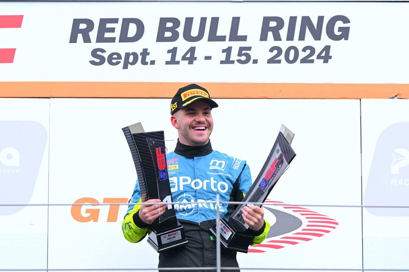 Estreando em Red Bull Ring, Fefo Barrichello vence pela primeira vez na Euroformula Open