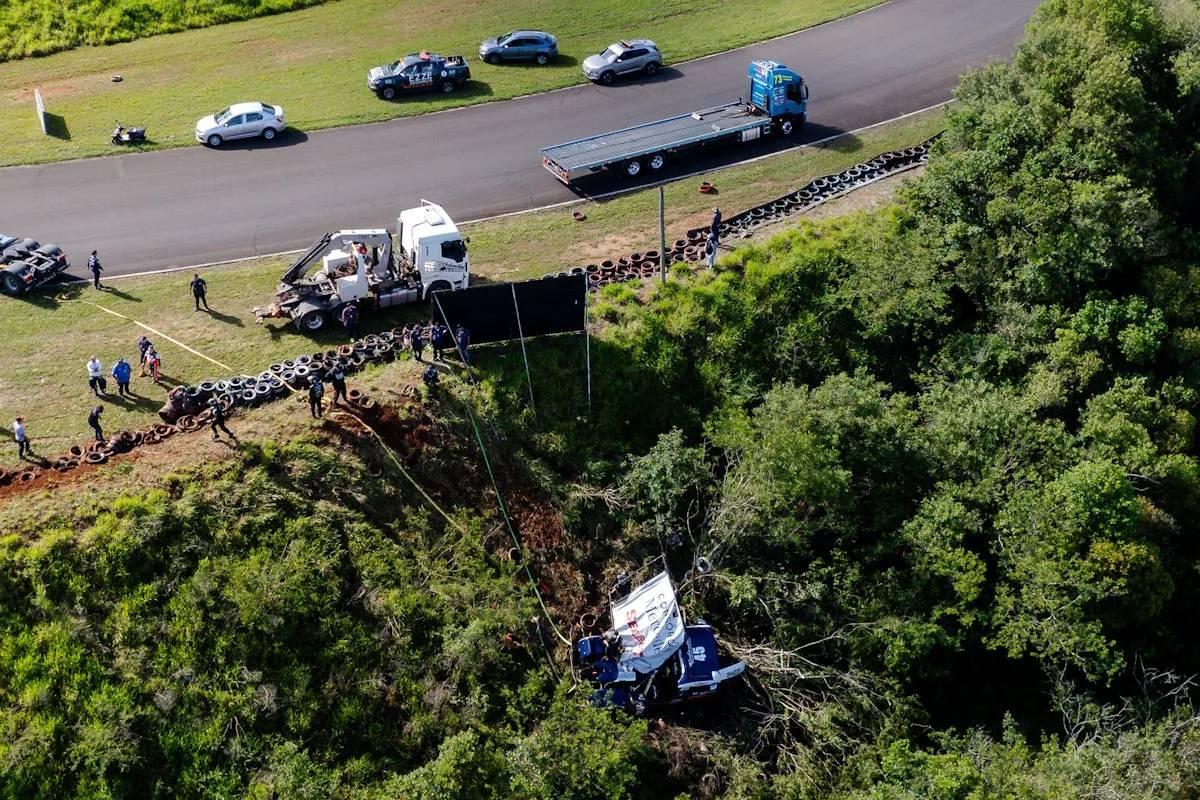 Copa Truck: “Despenquei cerca de 15 metros com o caminhão”, relata Kelemen