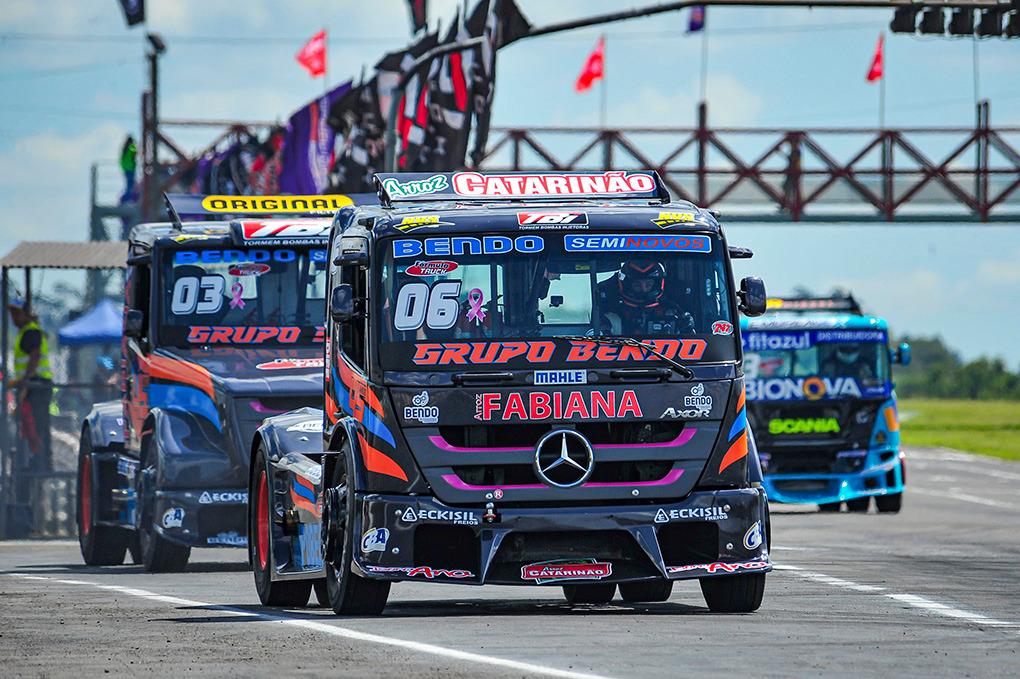 Rafael Fleck é o pole position na Fórmula Truck em Rivera