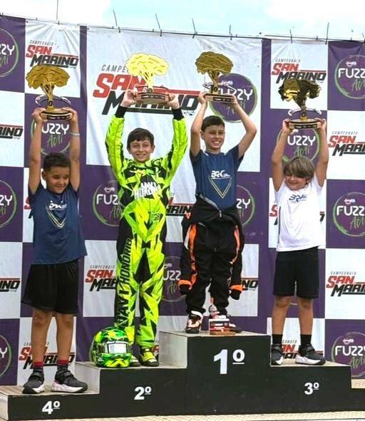 Davi Honório sobe no pódio em Paulínia com foco no Grupo 3 do Brasileiro de Kart