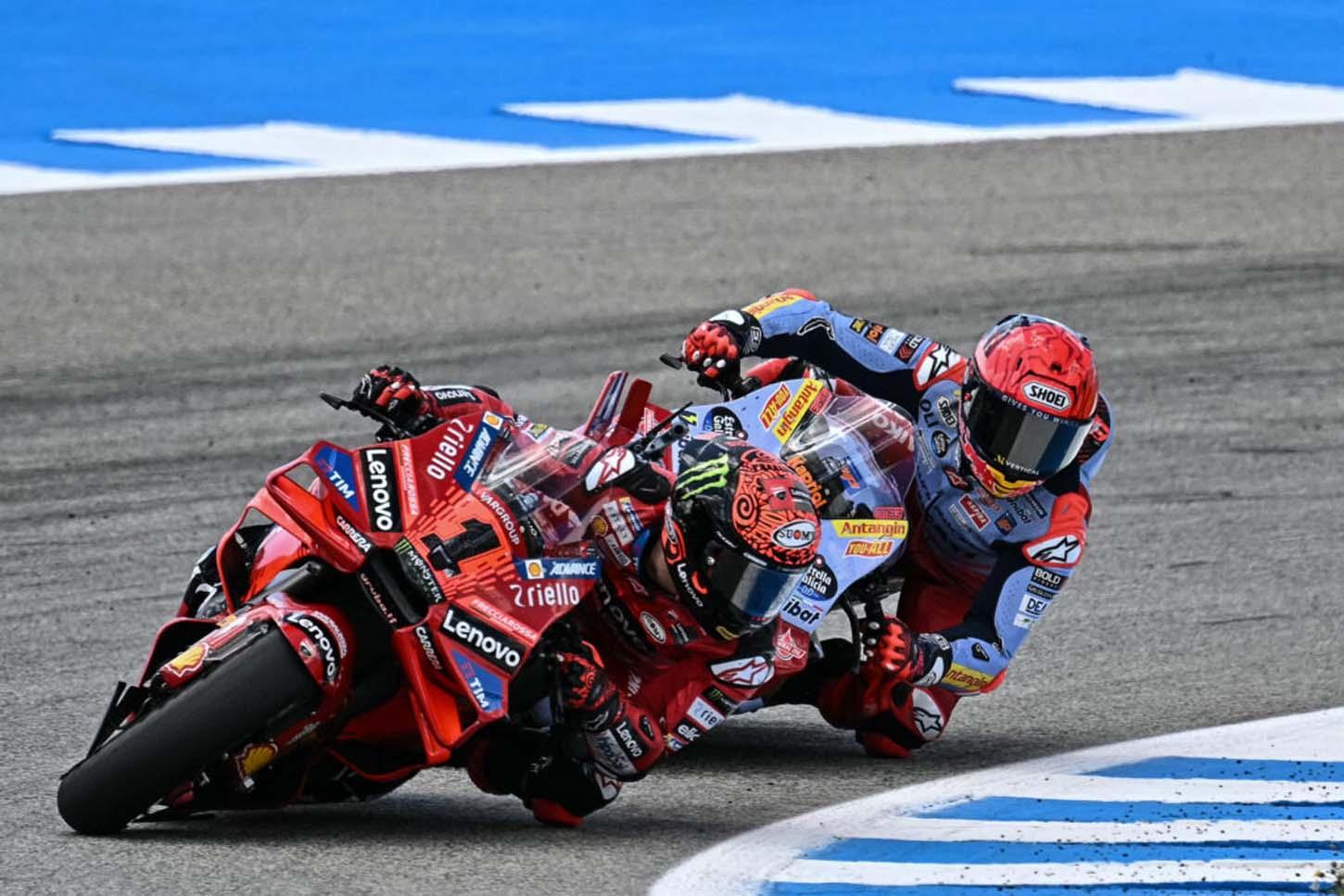 Ducati une forças com Márquez e Bagnaia