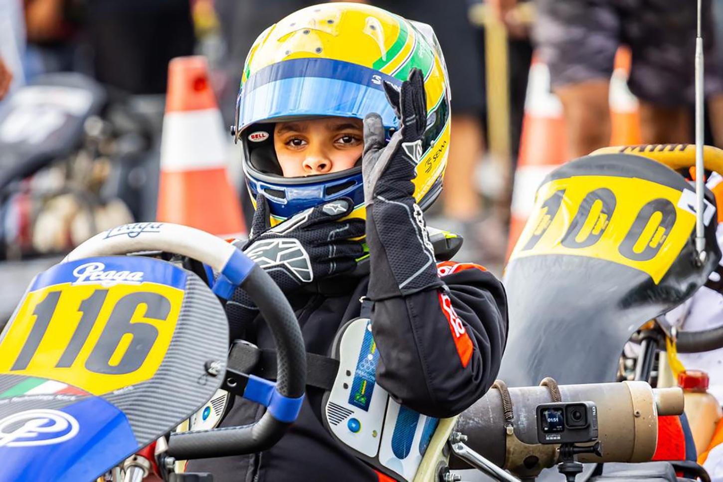 Gabriel Cayres quer manter liderança, agora na F4 Júnior Light, e buscar vitória na geral