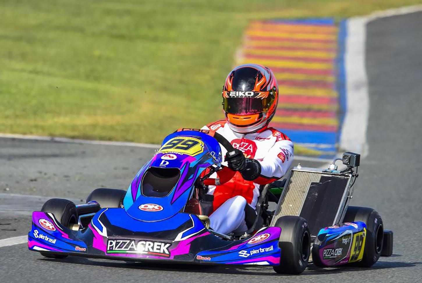Dudu Pagliaro se destacou na Copa Beto Carrero no início de sua preparação para o Campeonato Brasileiro de Kart