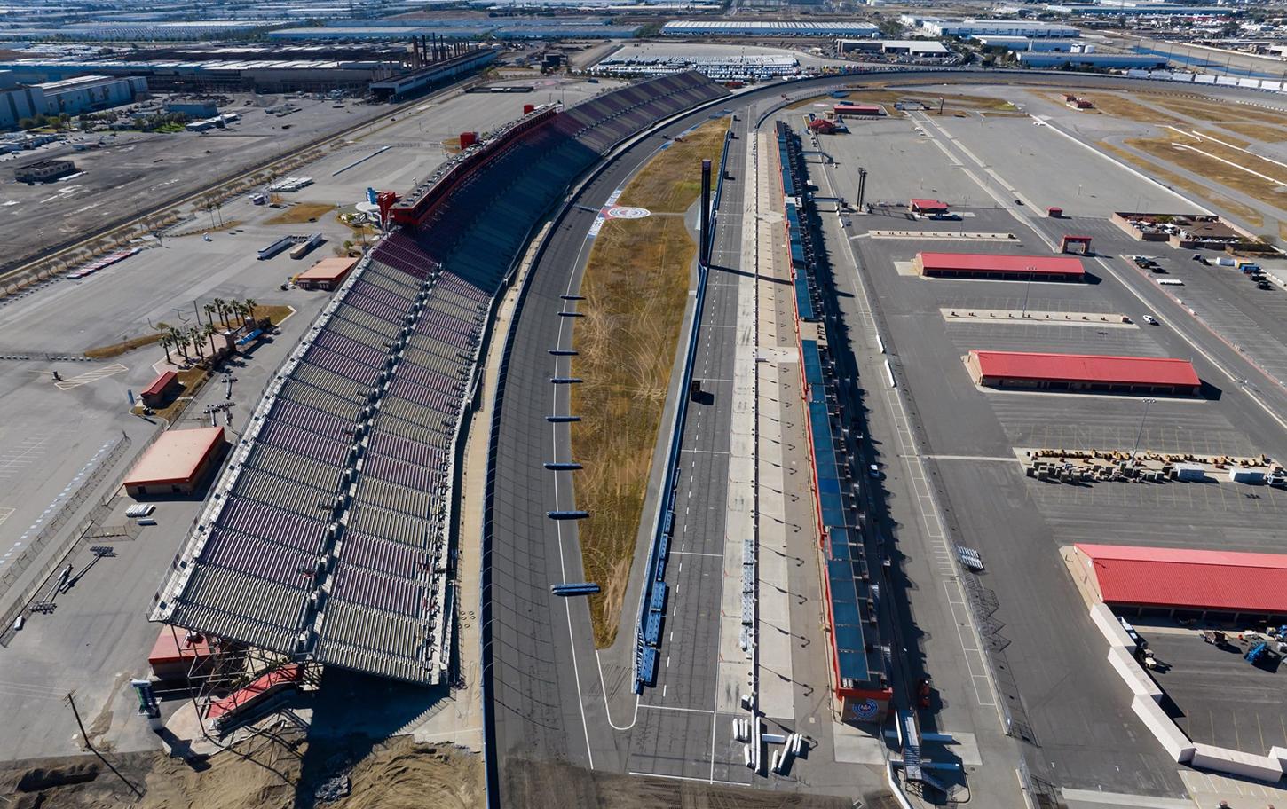 NASCAR Pausa Construção de Nova Pista em Fontana Devido a Custos Elevados