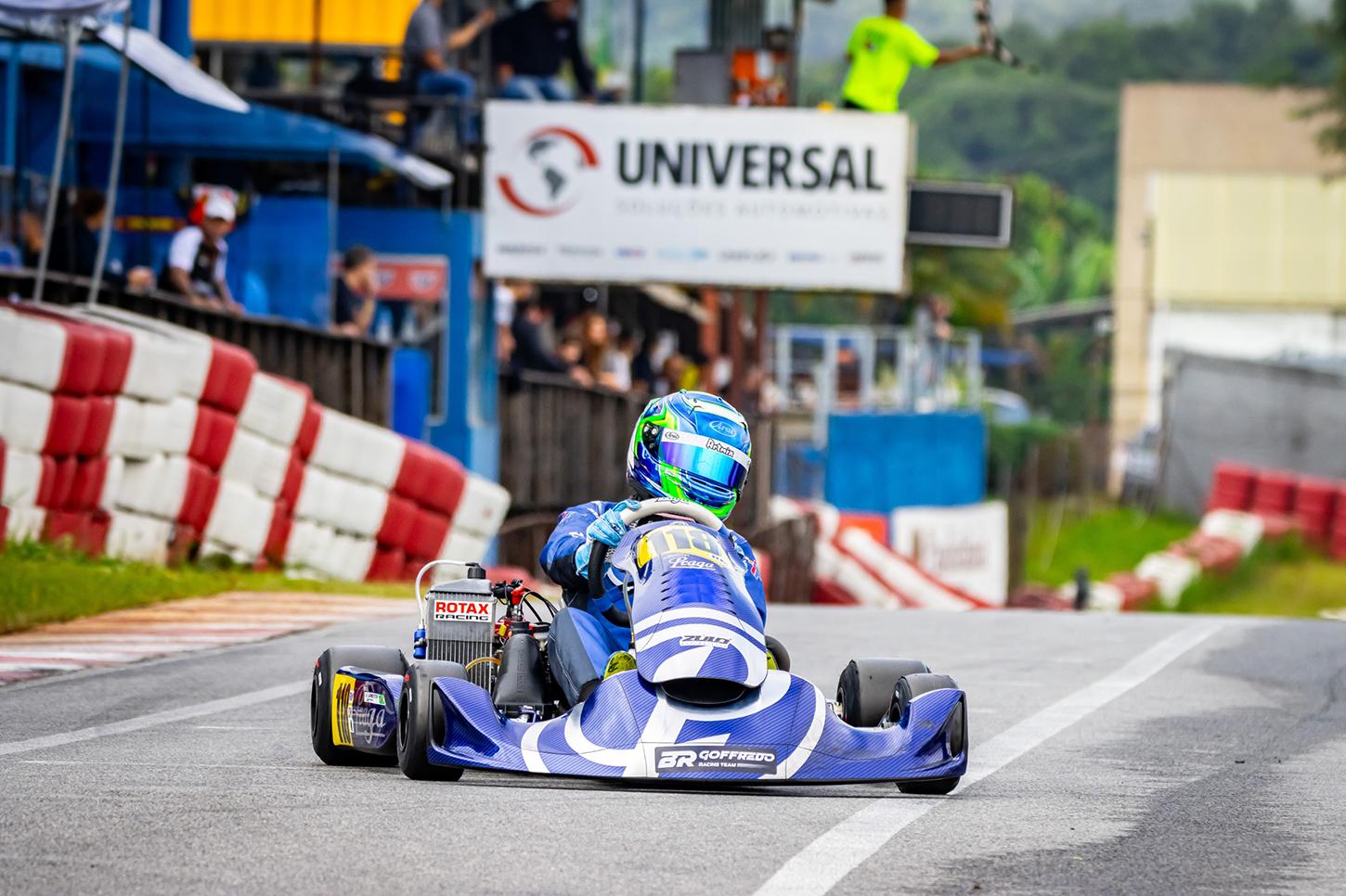 Nicollas Loretti vence as três provas da 3ª etapa e se aproxima da liderança da Copa São Paulo Bradesco de Kart