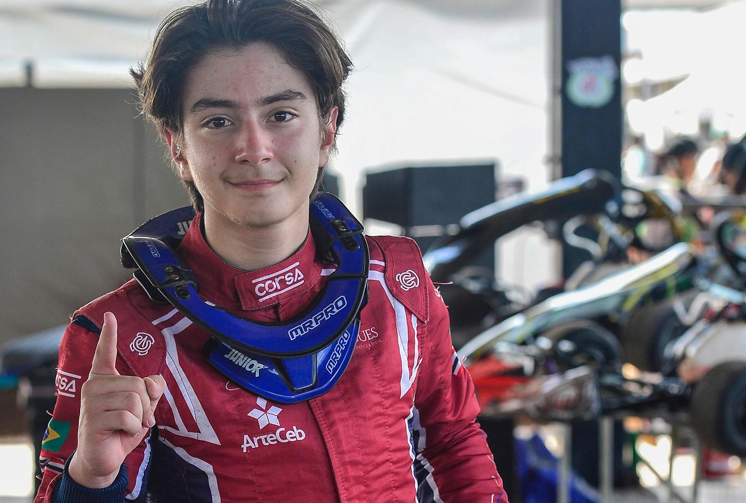 Miguel Spohr foi campeão em duas categorias e está entre os maiores vencedores da história do Norte-Brasileiro de Kart