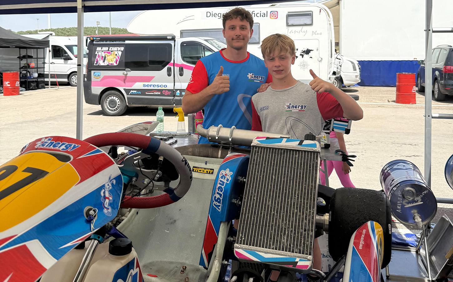 Felipe Sanches estreia no Campeonato Espanhol de Kart e destaca evolução em Campillos