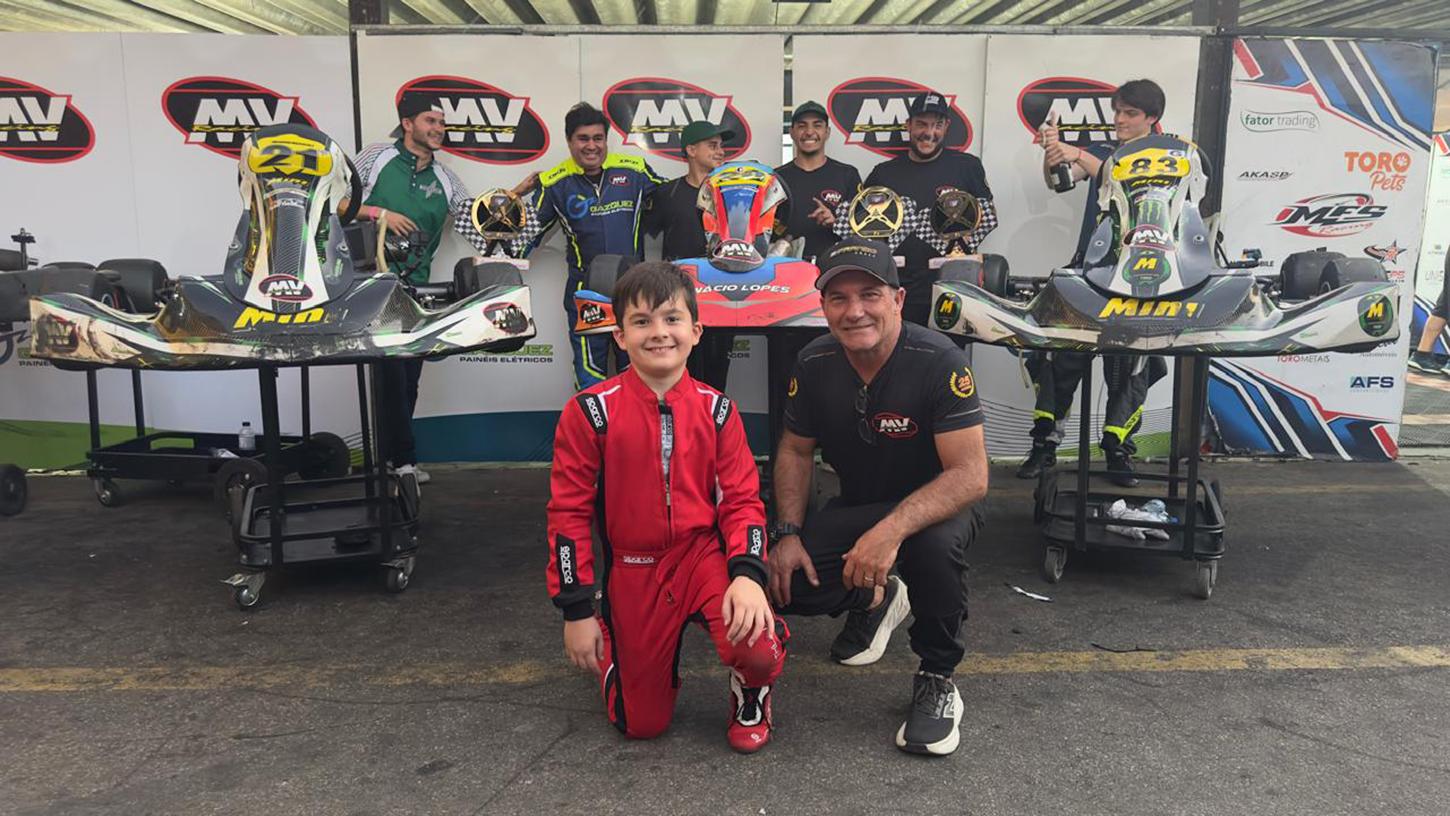 Dobradinha da MV Racing e Motori Brasil se repete na F4 na 6ª etapa da Copa São Paulo Bradesco de Kart