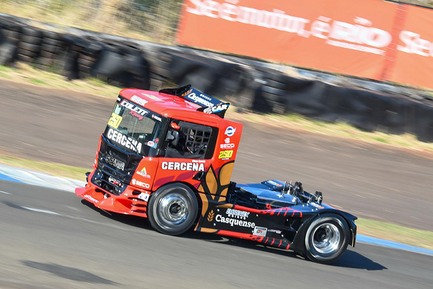 Diego Collet faz a pole position da	categoria F-Truck em Londrina
