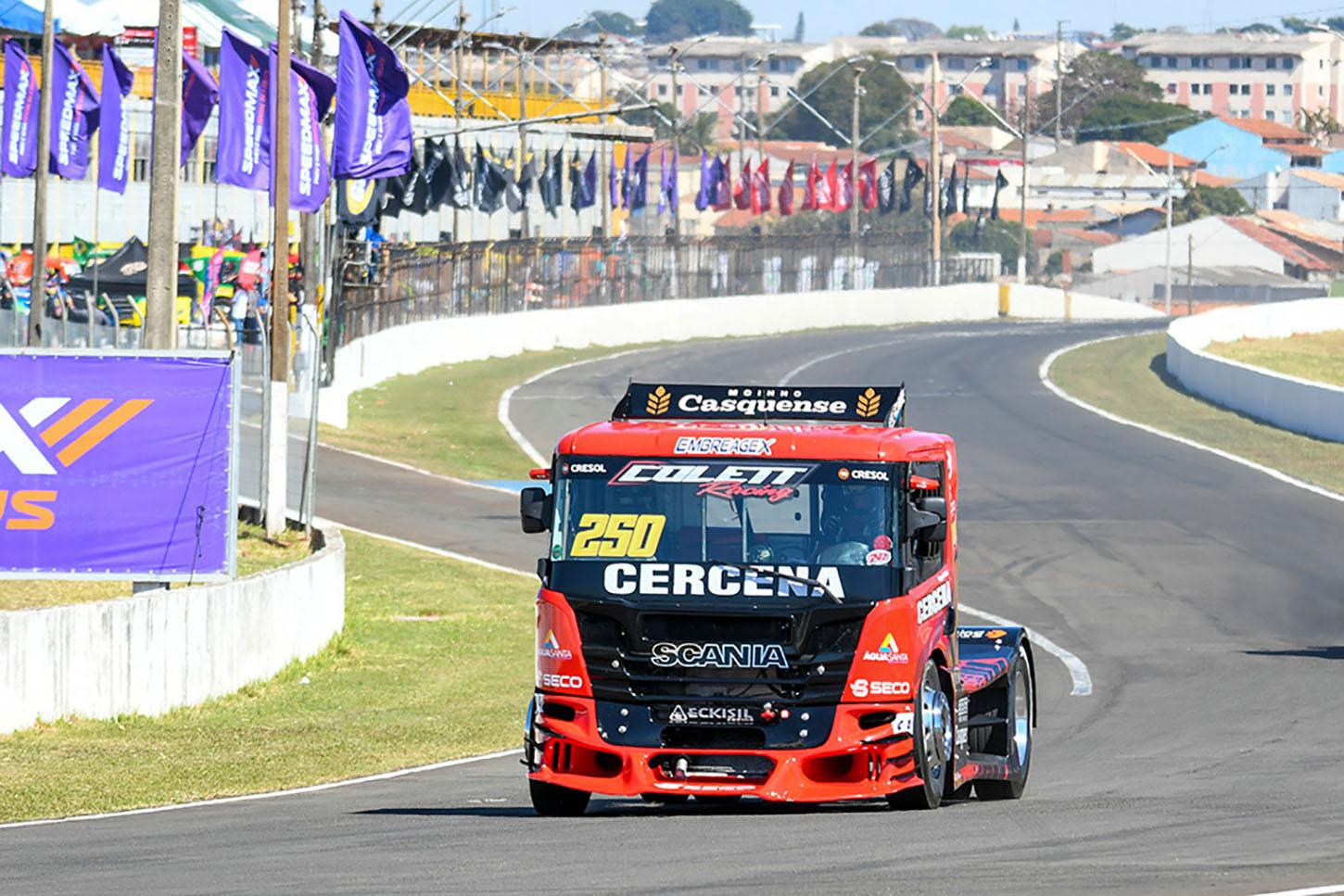 Fórmula Truck tem Diego Collet como o mais rápido da F-Truck em Londrina