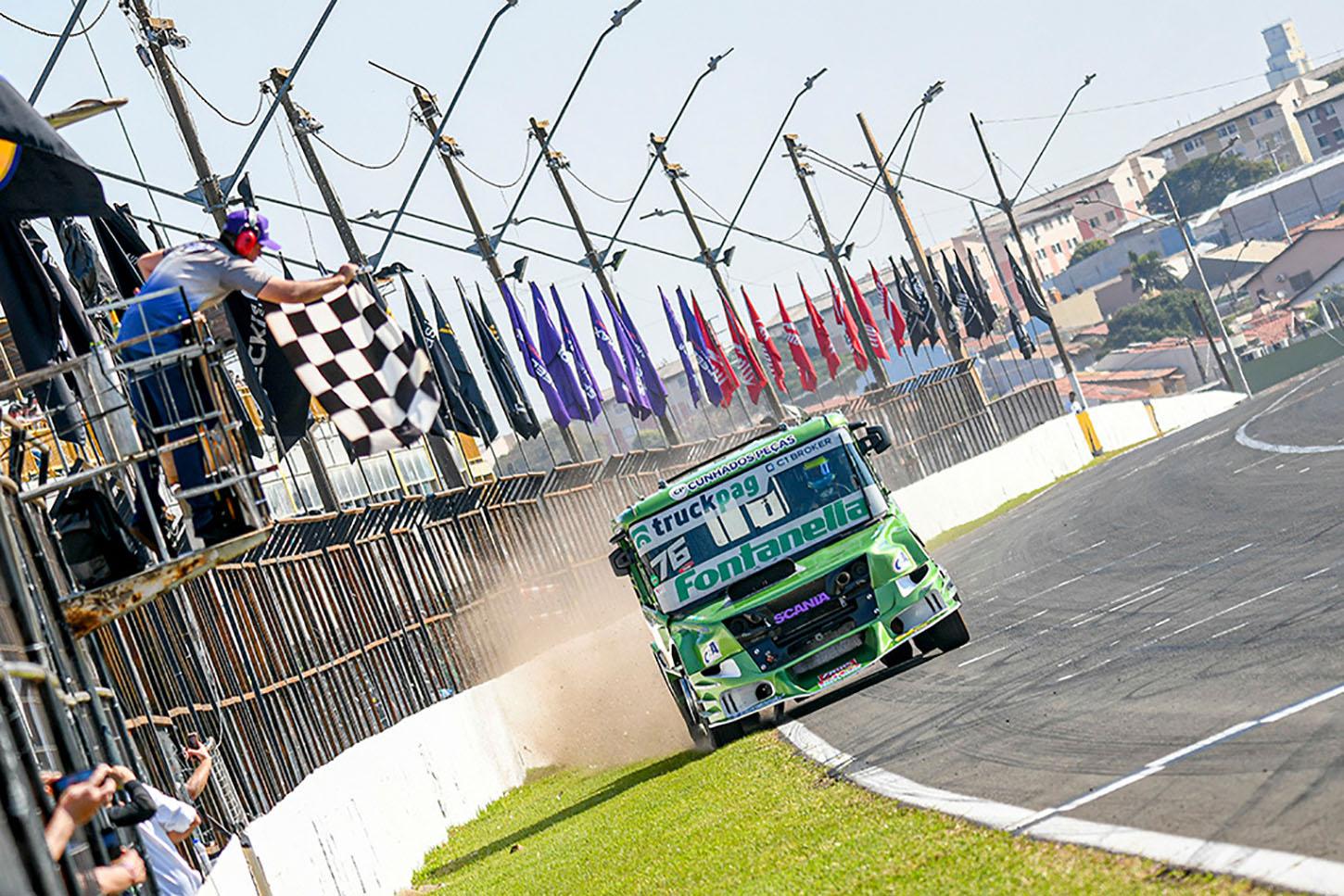 Rafael Fleck vence em Londrina e  assume a liderança da Fórmula Truck