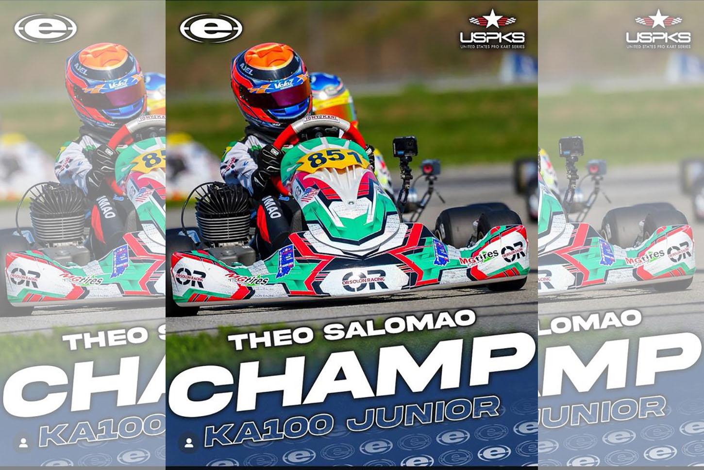 Theo Salomão levou o kartismo brasileiro a mais um título nos Estados Unidos