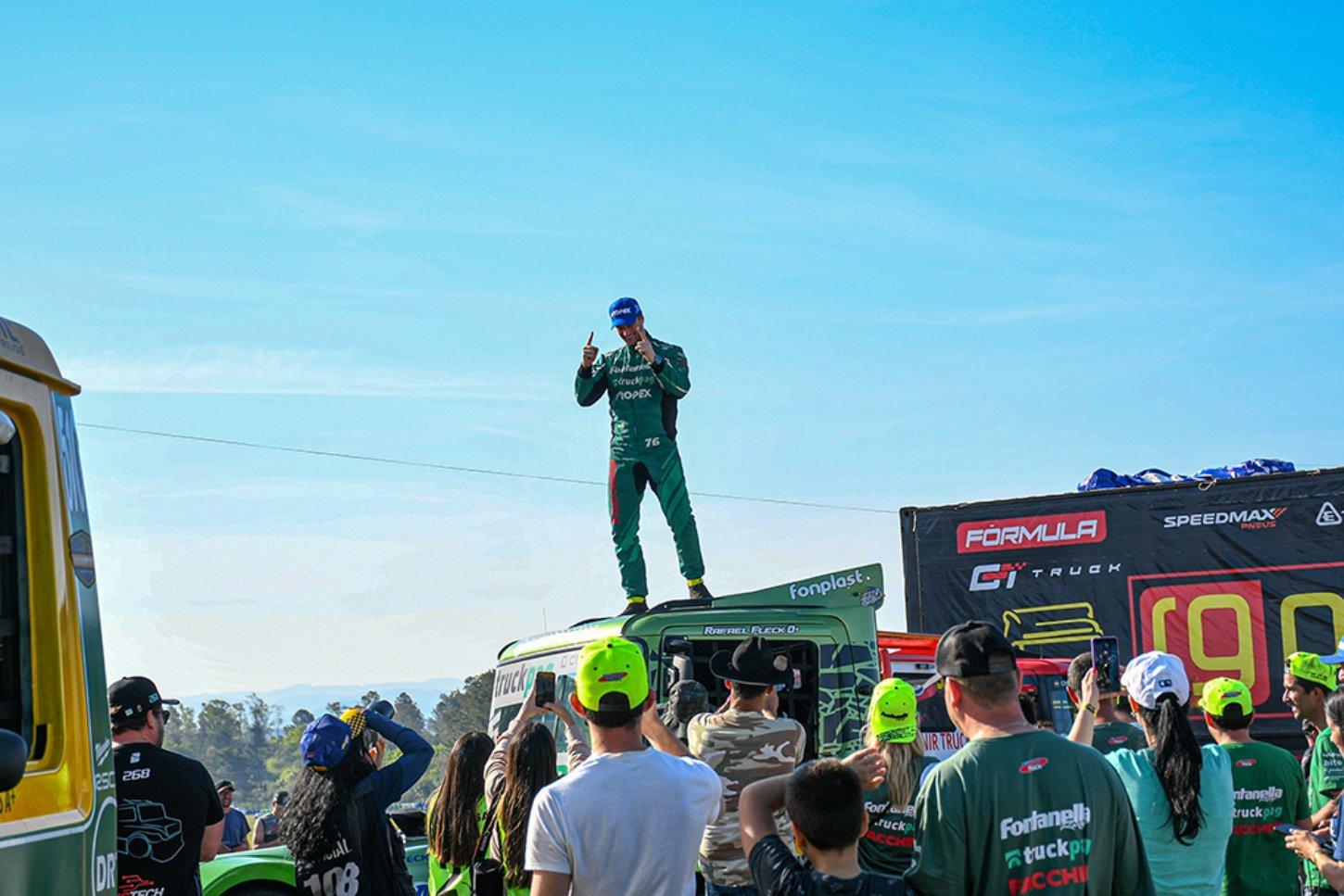 Fórmula Truck tem o líder Rafael Fleck na pole position em Santa Cruz do Sul