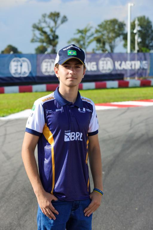 Miguel Spohr foi destaque na Copa do Mundo de Kart com o maior número de ultrapassagens em uma das provas classificatórias