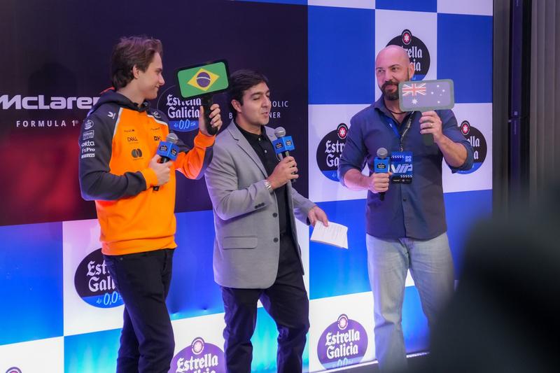 Estrella Galicia promove encontro exclusivo com Oscar Piastri às vésperas de corrida em São Paulo