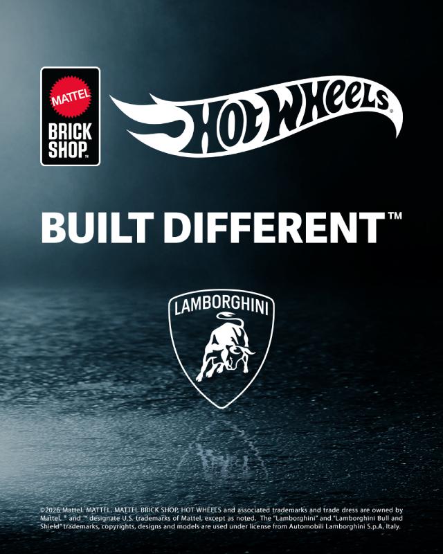 Mattel Brick Shop expande linha Hot Wheels e apresenta versões de Lamborghini, Aston Martin e Toyota  