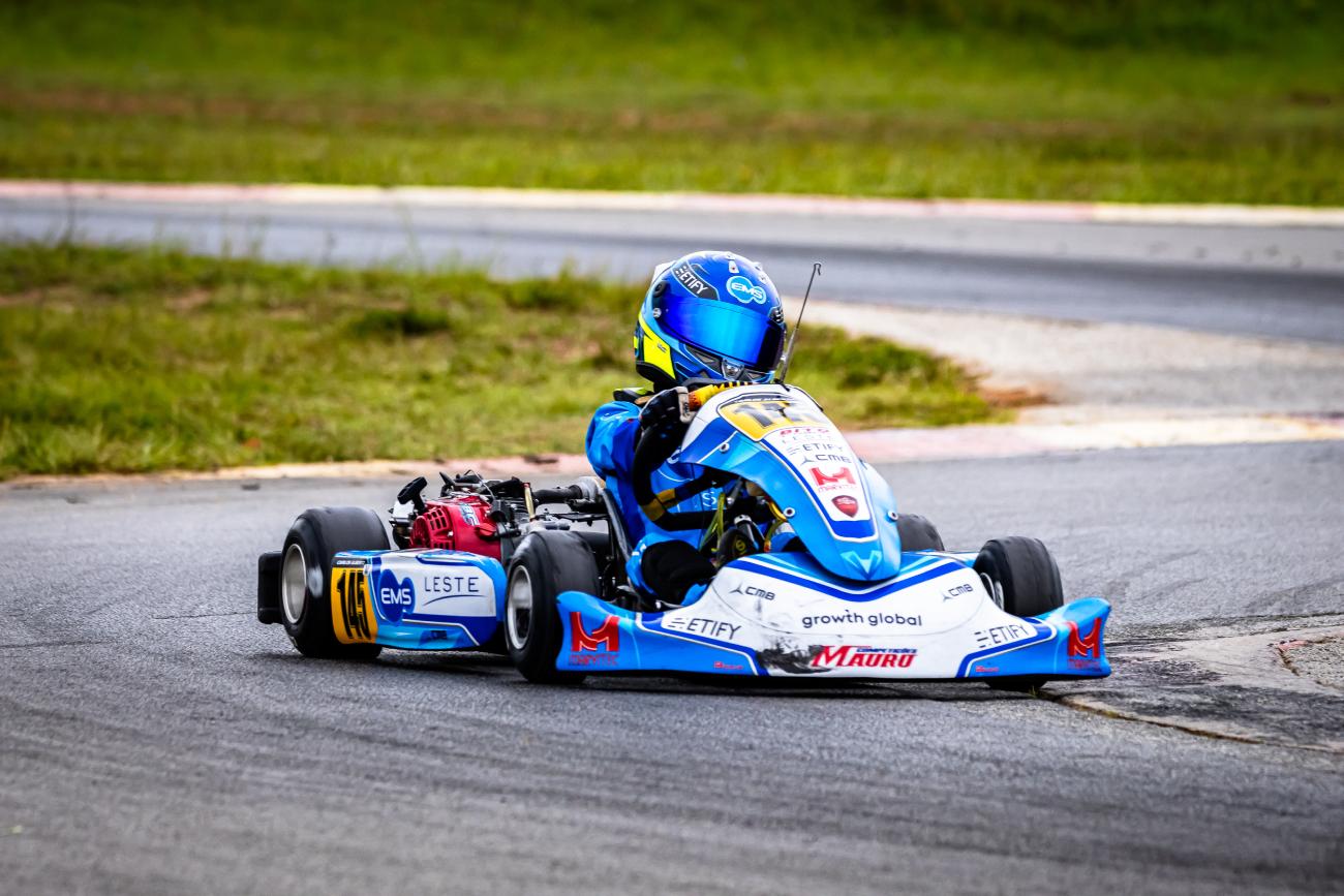 Carlinhos Renaux garante Top 5 na abertura da Copa SP Light de Kart em Interlagos