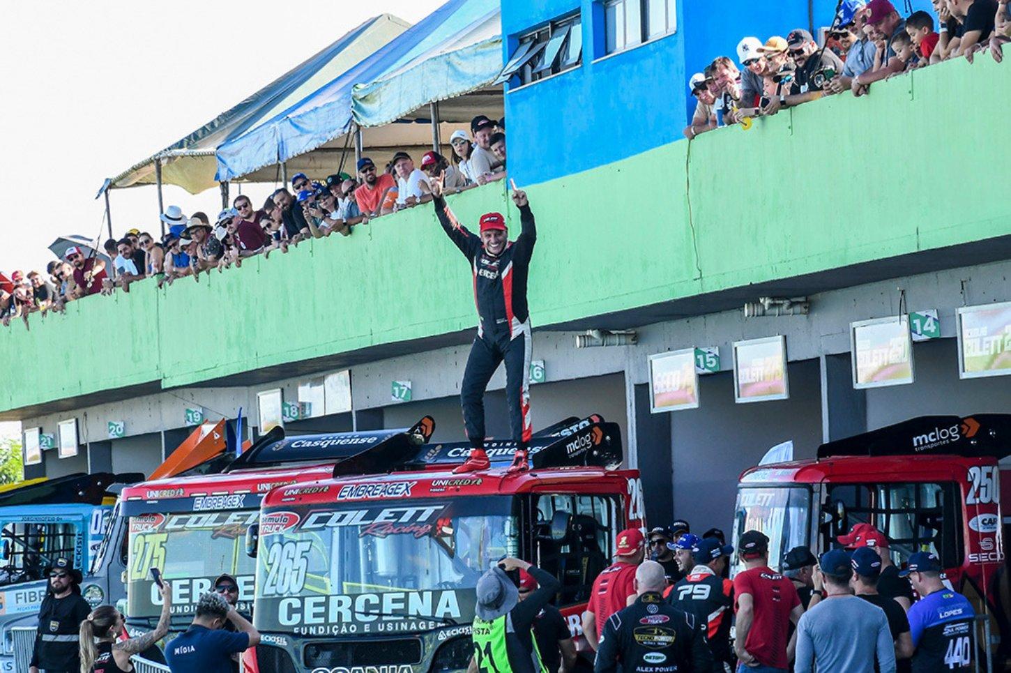 Douglas Collet largará na frente na Fórmula Truck em Santa Cruz do Sul