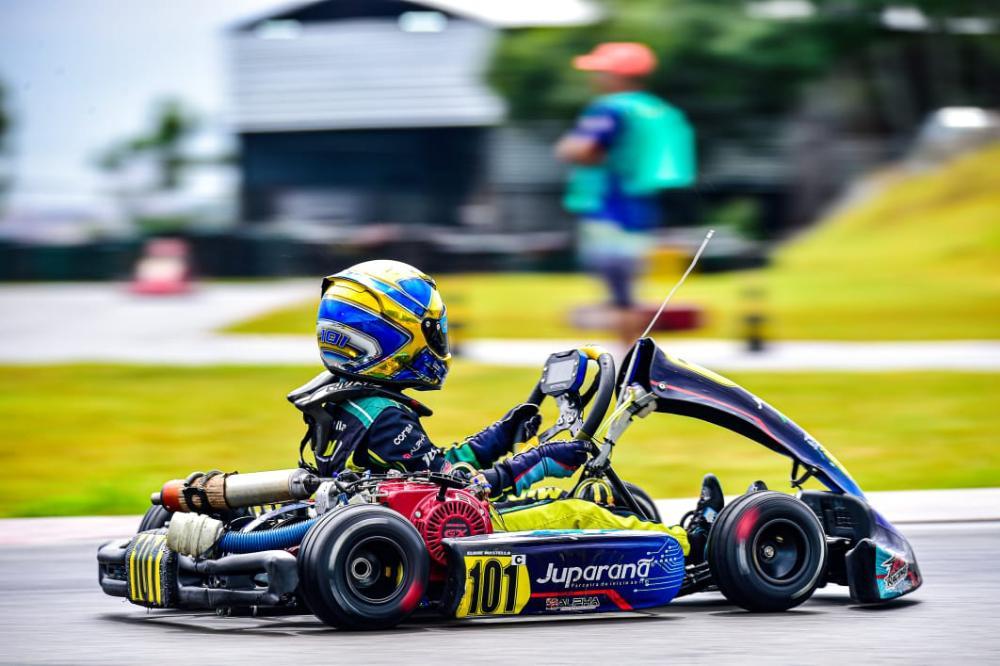 Eliabe Mastella transformou belas atuações em seu primeiro pódio na Copa São Paulo Light de Kart