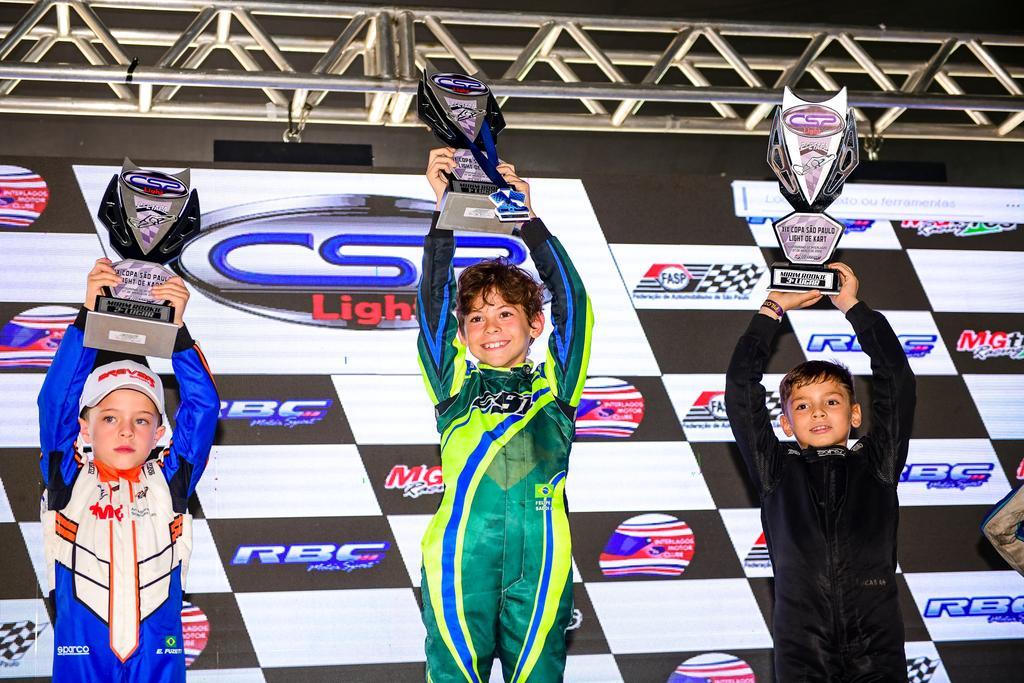 Felipe Saddi vence na Rookie do Light e comemora aniversário no alto do pódio