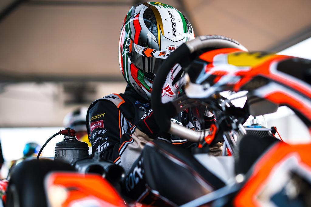 Francisco Rocha mostra garra e amplia experiência internacional no WSK Super Master Series