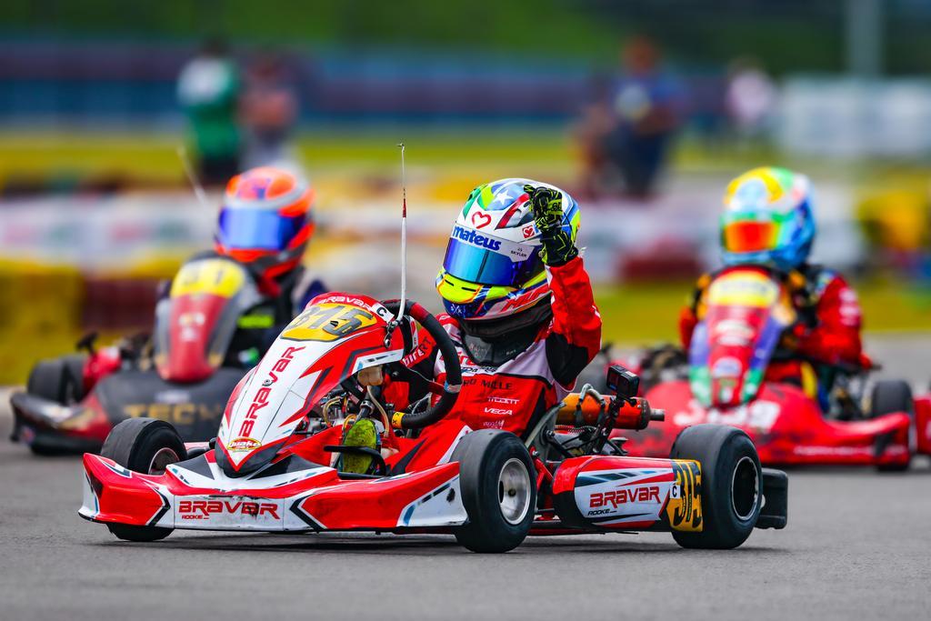 Murilo Dominguez venceu e foi o principal nome da Cadete na 2ª etapa da Copa São Paulo Light de Kart