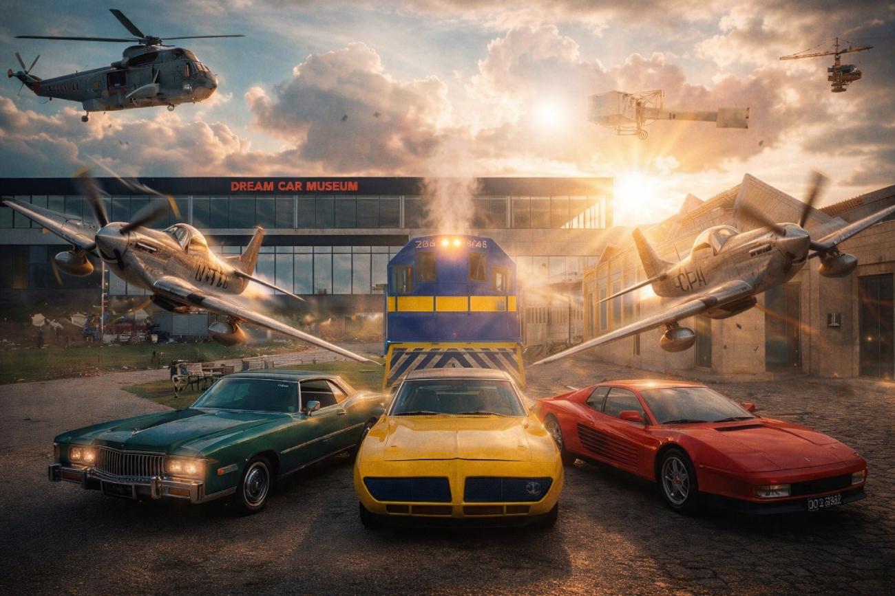 O universo das máquinas e motores é o novo produto do Trem da República