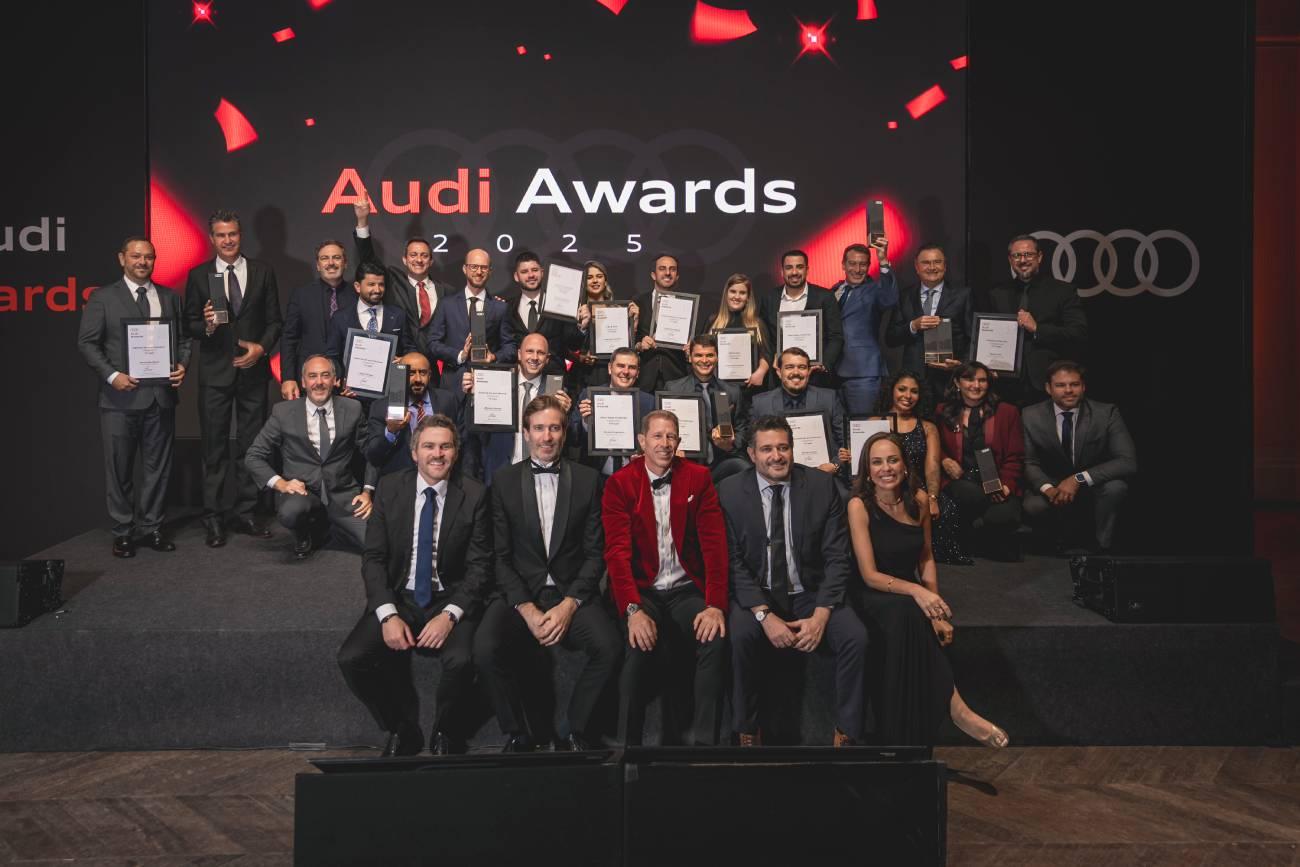 Audi do Brasil premia destaques da rede de concessionárias no Audi Awards 2025