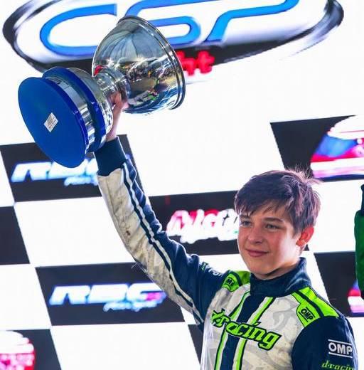 Henrique Weissheimer comprova notável evolução após conquistar três pódios na Copa São Paulo Light de Kart