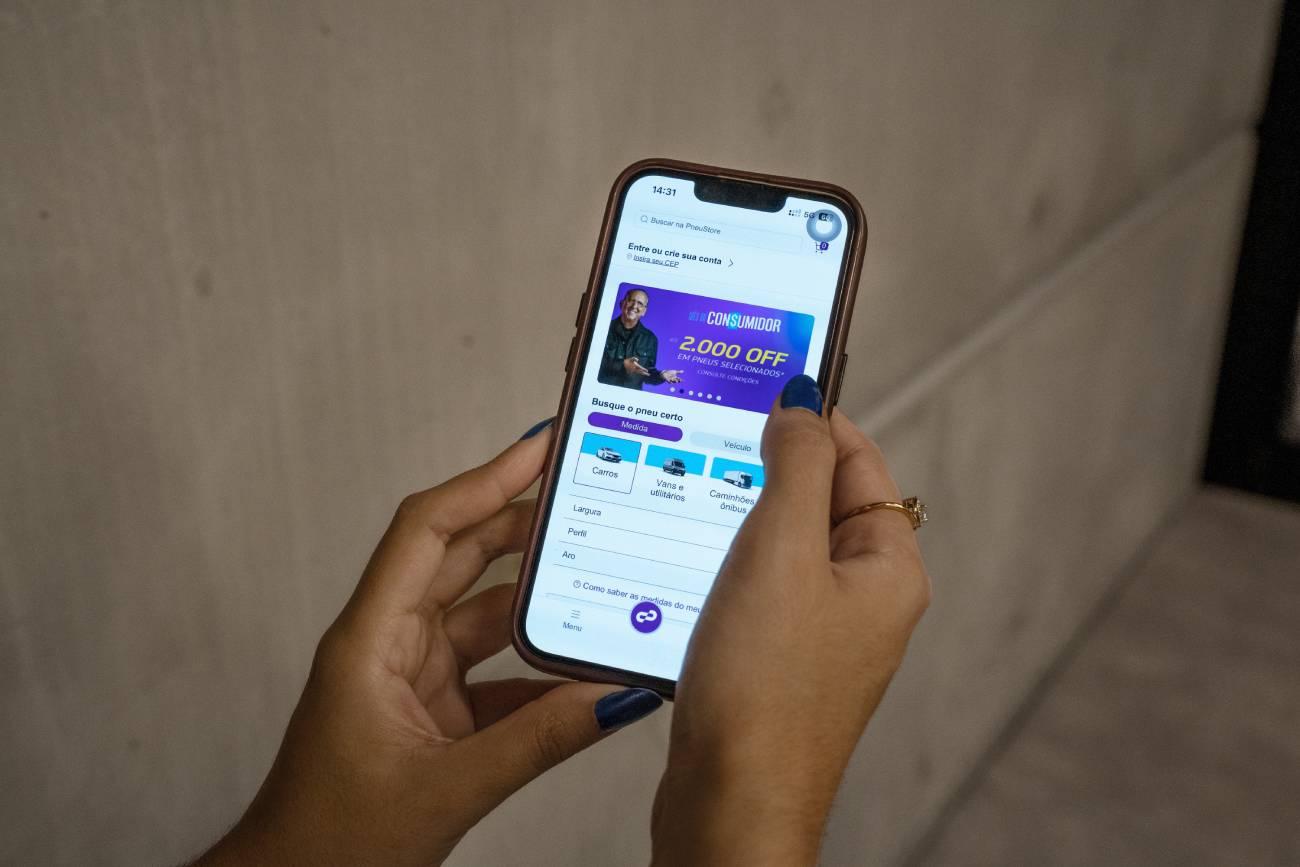 PneuStore lança 1º app exclusivo para compra de pneus do Brasil