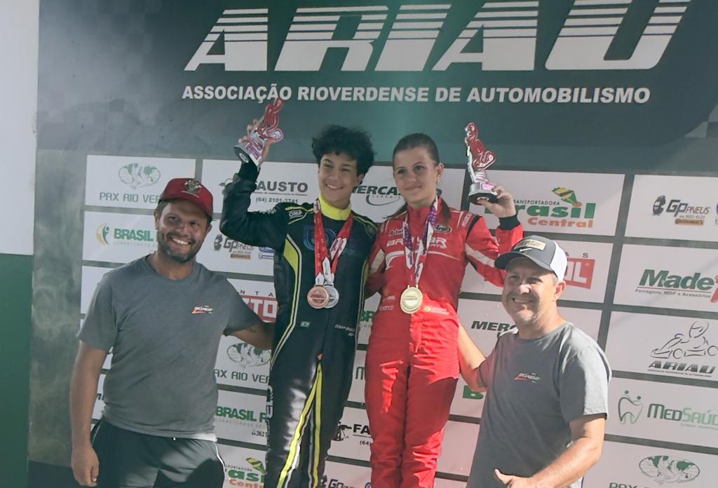 César Braga garante dobradinha da Brandão Motorsport no Goiano de Kart
