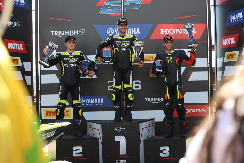 João Carneiro venceu a Daytona 660 Cup do MOTO1000GP no GP Triumph em Goiânia