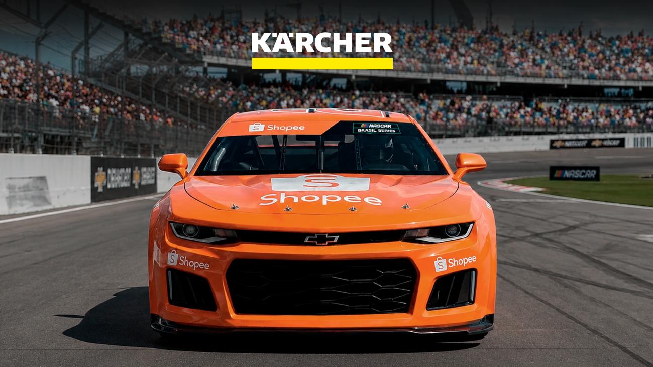 Kärcher e Shopee levam experiência de marca à NASCAR Brasil 2026 em Interlagos